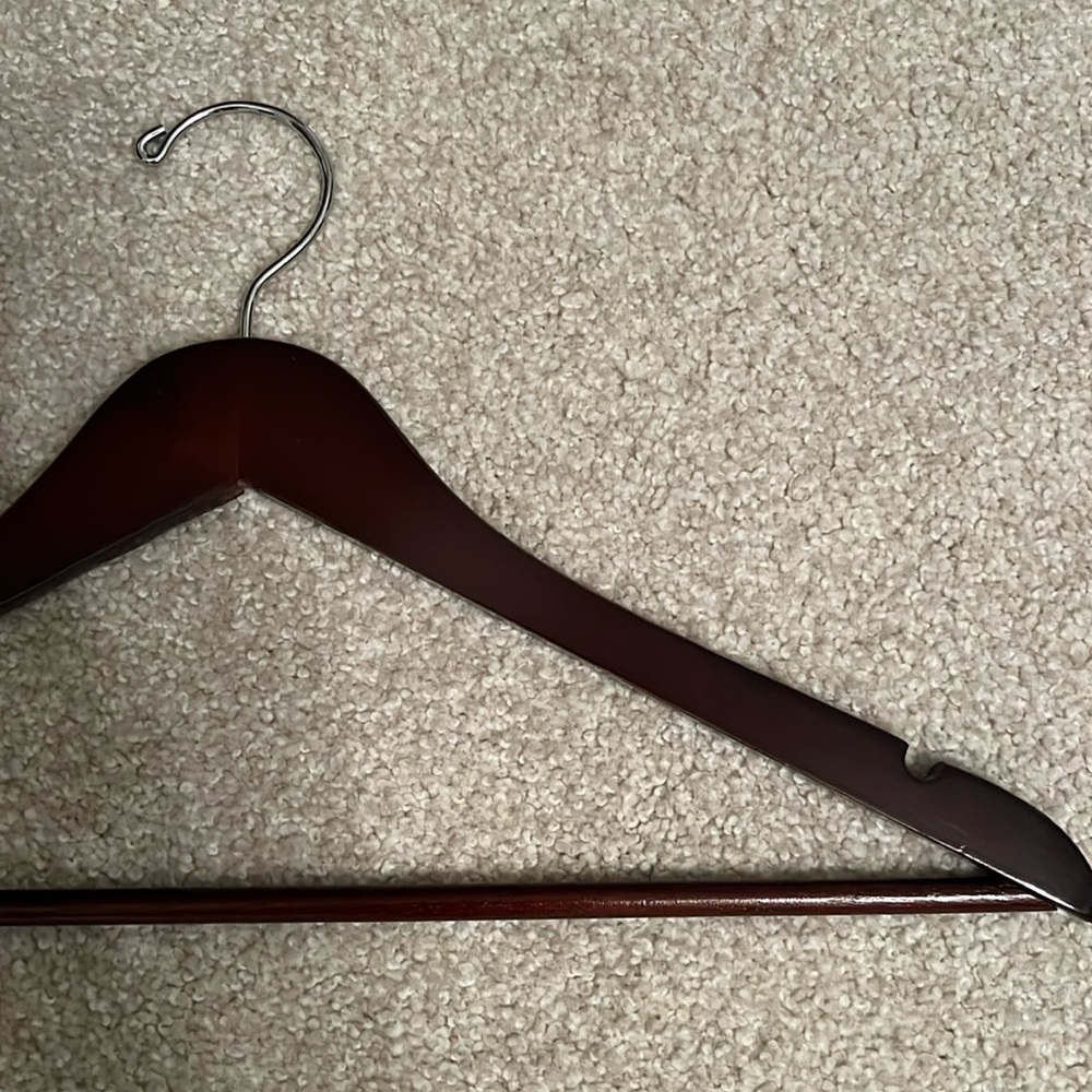 Wooden pants hanger